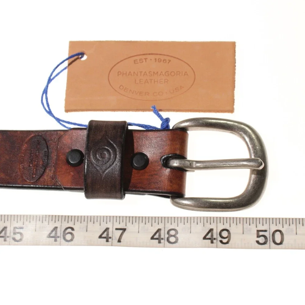 Phantasmagoria NWT Classic Belt Size 42 US in Brown Leather